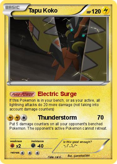 Pokemon Tapu Koko