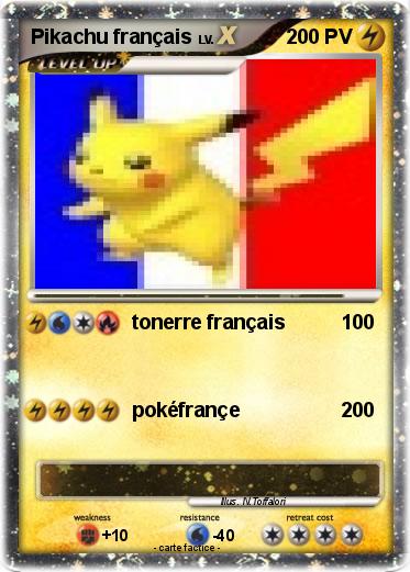 Pokemon Pikachu français