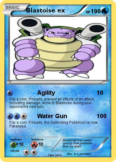 Pokemon Blastoise ex