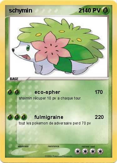 Pokemon schymin                             2