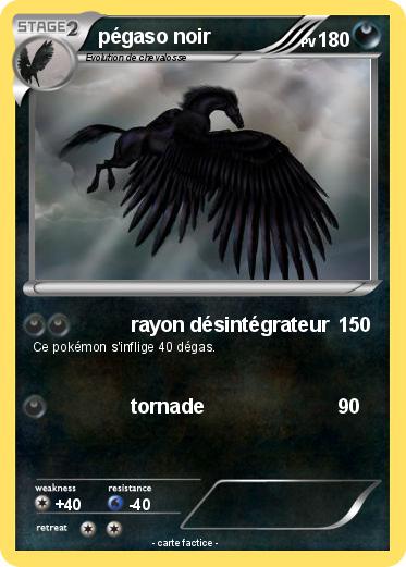 Pokemon pégaso noir