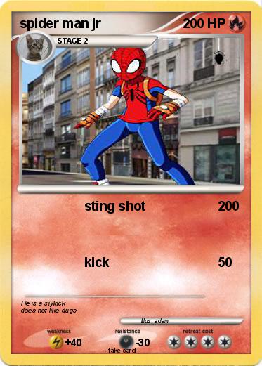 Pokemon spider man jr