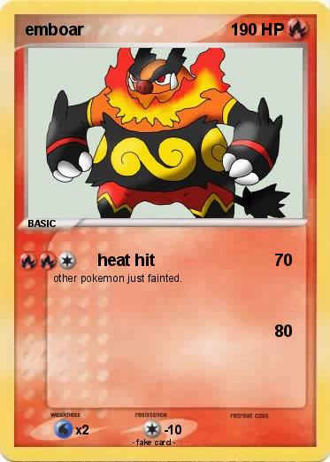Pokemon emboar