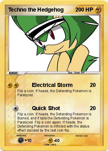 Pokemon Techno the Hedgehog