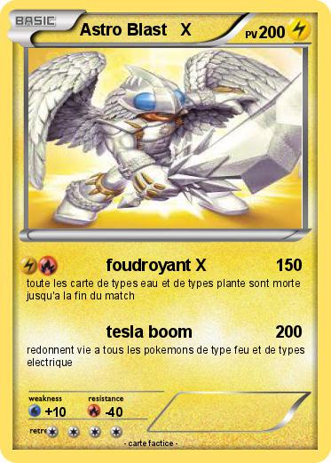 Pokemon Astro Blast   X