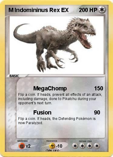 Pokemon M Indomininus Rex EX