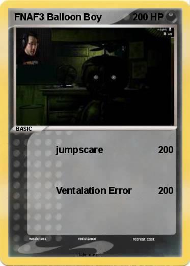 Pokemon FNAF3 Balloon Boy