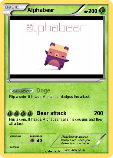 Pokemon Alphabear