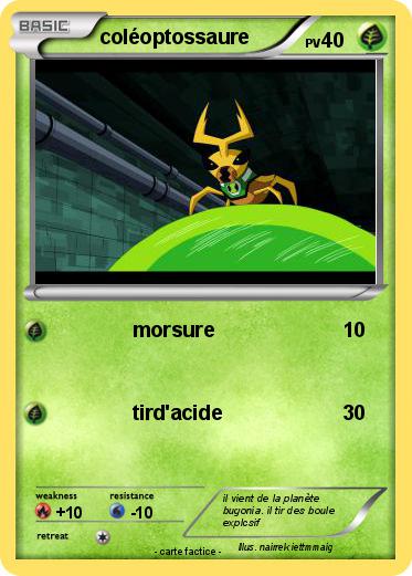 Pokemon coléoptossaure