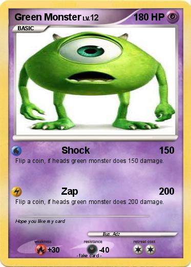 Pokemon Green Monster