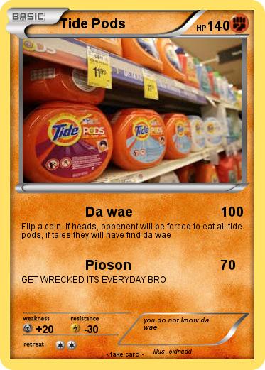 Pokemon Tide Pods