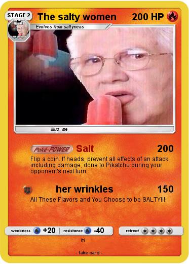 Pokemon The salty women