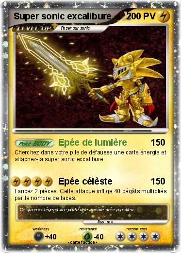 Pokemon Super sonic excalibure