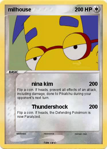 Pokemon bart and milhouse