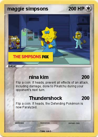 Pokemon maggie simpsons
