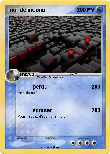 Pokemon monde inconu