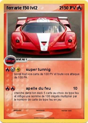 Pokemon ferrarie f50 lvl2                  2