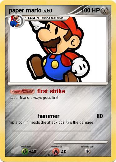 Pokemon paper mario