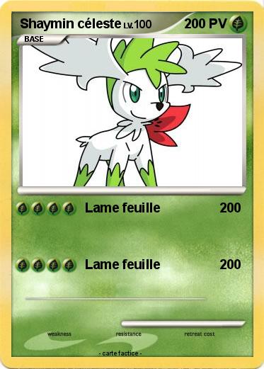 Pokemon Shaymin céleste