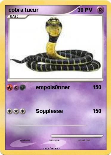 Pokemon cobra tueur
