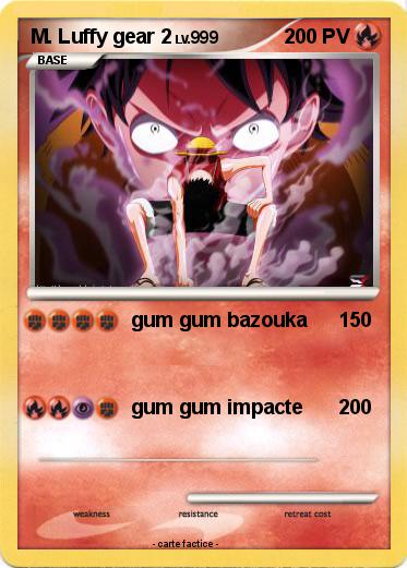 Pokemon M. Luffy gear 2