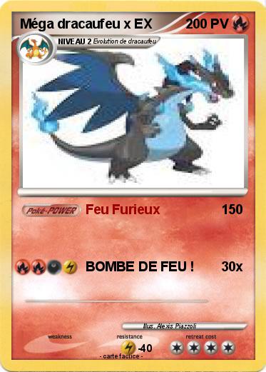 Pokemon Méga dracaufeu x EX