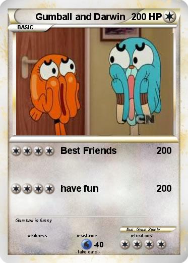 Pokemon Gumball and Darwin
