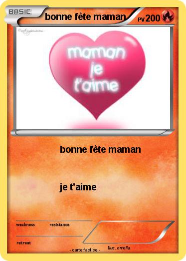 Pokemon bonne fète maman