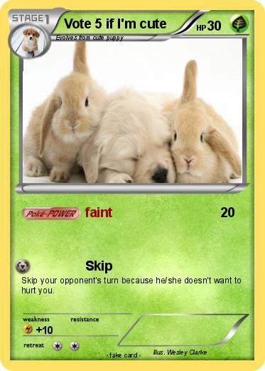 Pokemon Vote 5 if I'm cute