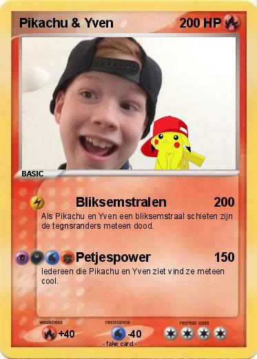 Pokemon Pikachu & Yven