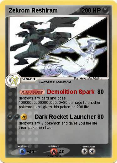 Pokemon Zekrom Reshiram