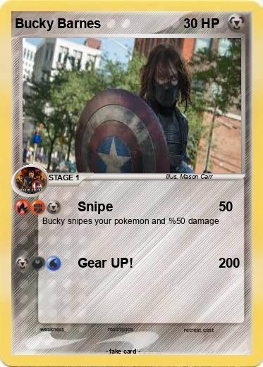 Pokemon Bucky Barnes