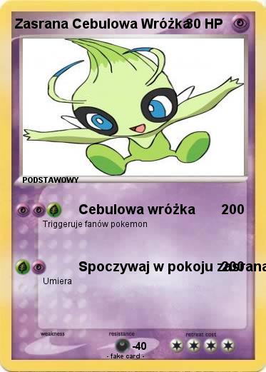 Pokemon Zasrana Cebulowa Wróżka