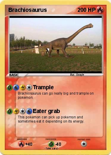 Pokemon Brachiosaurus