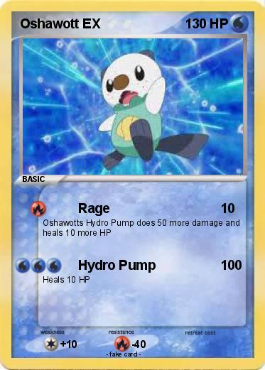 Pokemon Oshawott EX