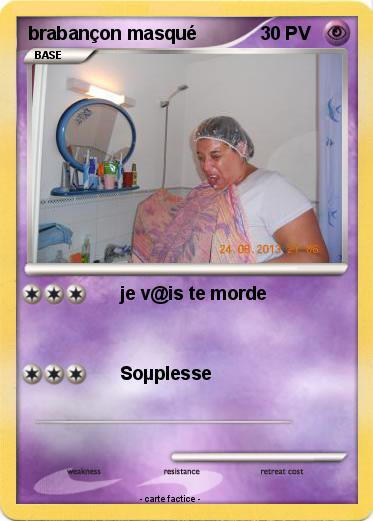 Pokemon brabançon masqué