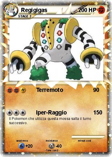 Pokemon Regigigas