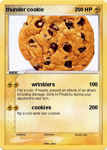Pokemon thunder cookie