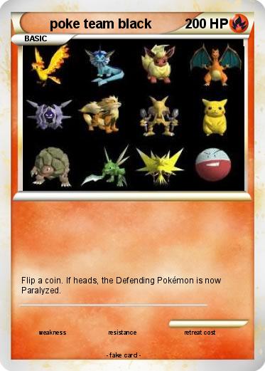 Pokemon poke team black