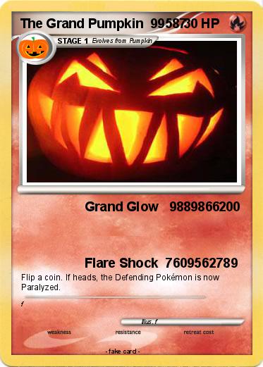 Pokemon The Grand Pumpkin  99587