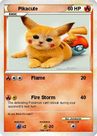 Pokemon Pikacute