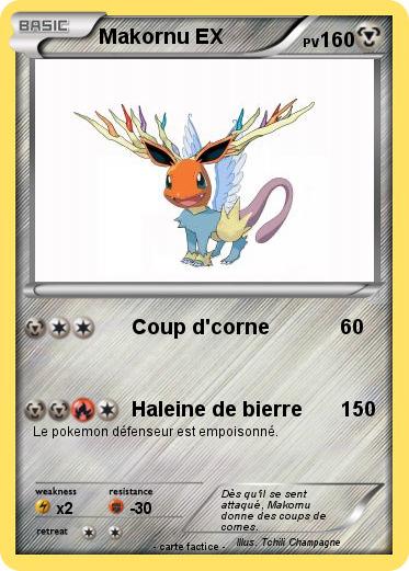 Pokemon Makornu EX