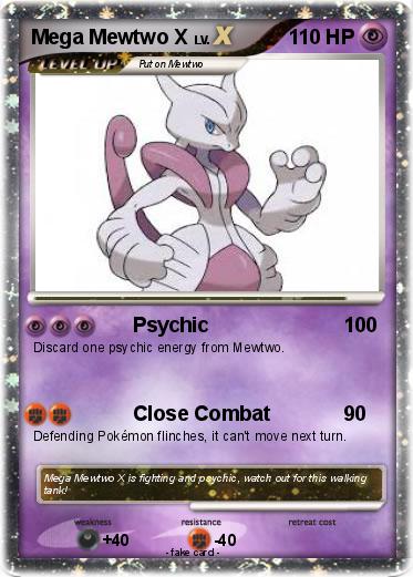 Pokemon Mega Mewtwo X