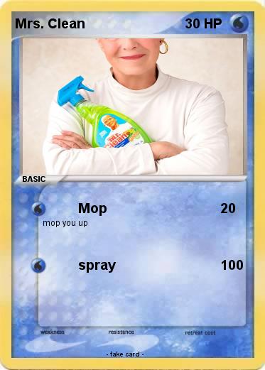 Pokemon Mrs. Clean