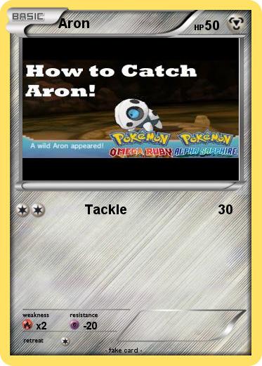 Pokemon Aron