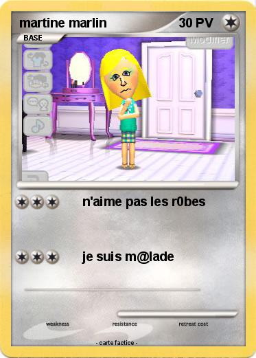 Pokemon martine marlin