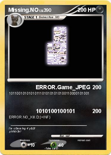 Pokemon Missing.NO