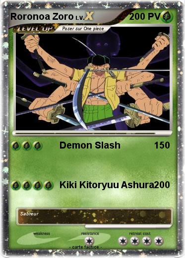Pokemon Roronoa Zoro