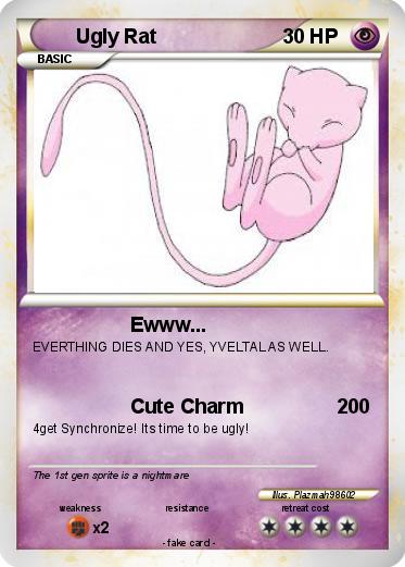 Pokemon Ugly Rat