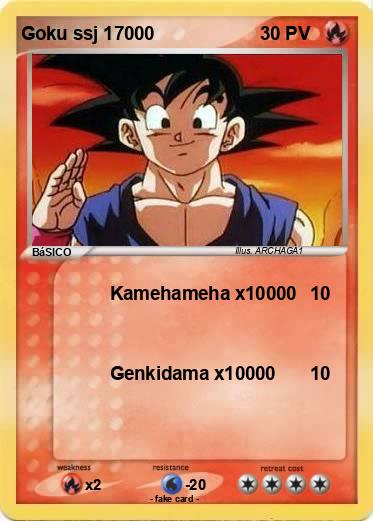 Pokemon Goku ssj 17000